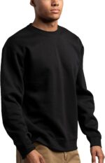 Men's Crewneck Sweatshirt Plain Sweatshirts Athletic Workout Sweat Shirts Soft Long Sleeve Pullover Shirt - Image 2