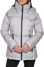 Women Heavy Weight Stand Collar Down Puffer Jacket
