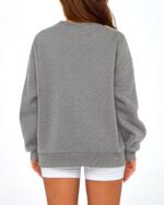 Womens Oversized Sweatshirts  Casual Fall Crew Neck Color Block Long Sleeve Loose Pullover Top Y2K Clothes - Image 2