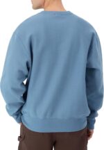 Men's Crewneck Sweatshirt, Reverse Weave, Heavyweight Fleece Sweatshirt For Men - Image 2